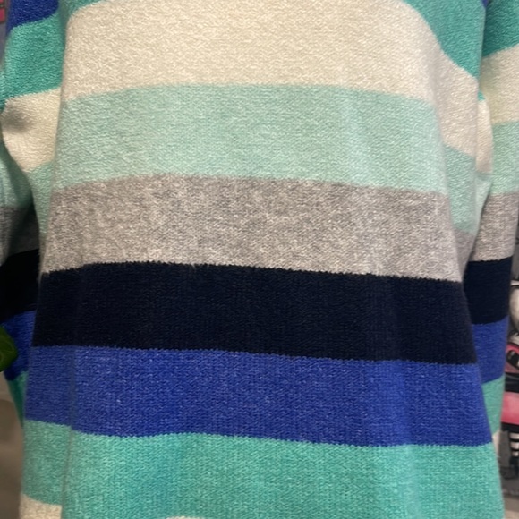 Talbots striped turtleneck sweater - Picture 5 of 8